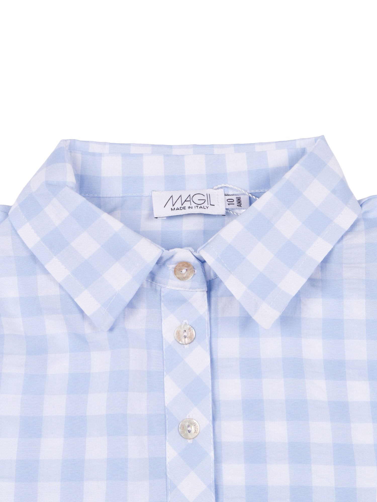 Magil Camicia Con Nodo In Vichy