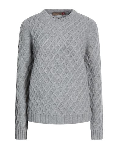 Woman Sweater Light grey Size 12 Virgin Wool