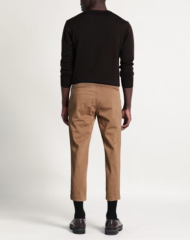 Man Pants Camel Size 28 Cotton, Elastane
