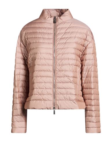 Woman Puffer Light brown Size 10 Polyamide, Polyester