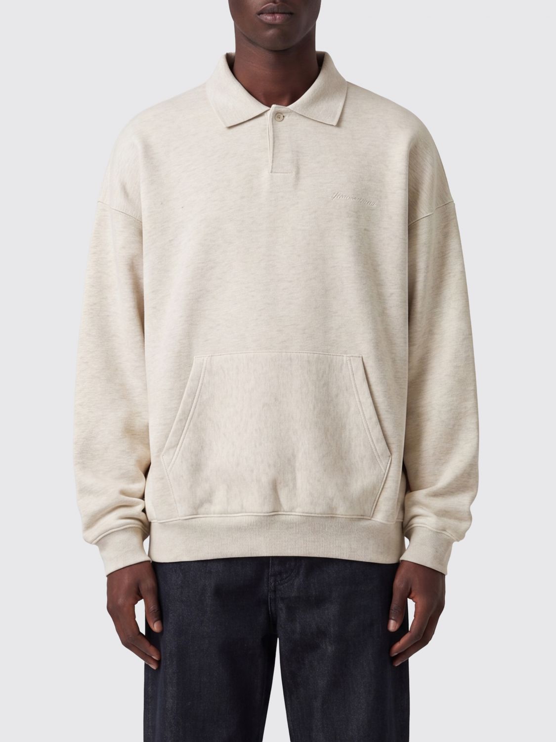Polo Shirt Men color Ivory