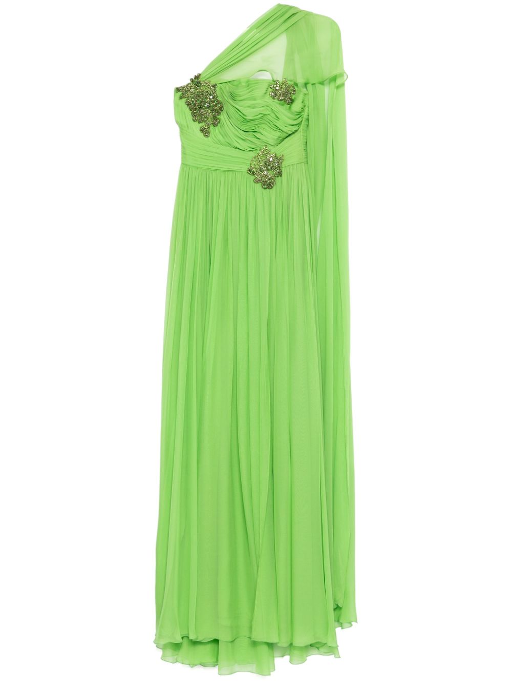 Chiffon gown - Green