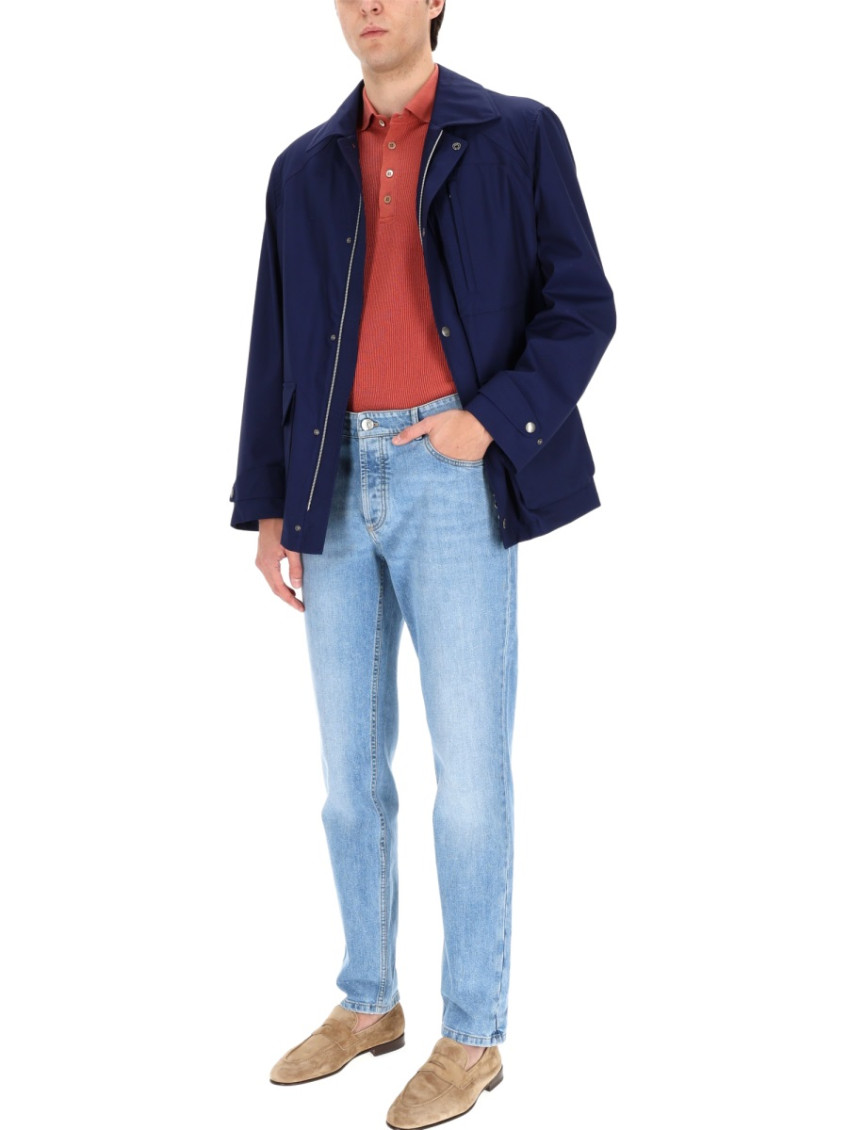 Red Shirt Collar Polo