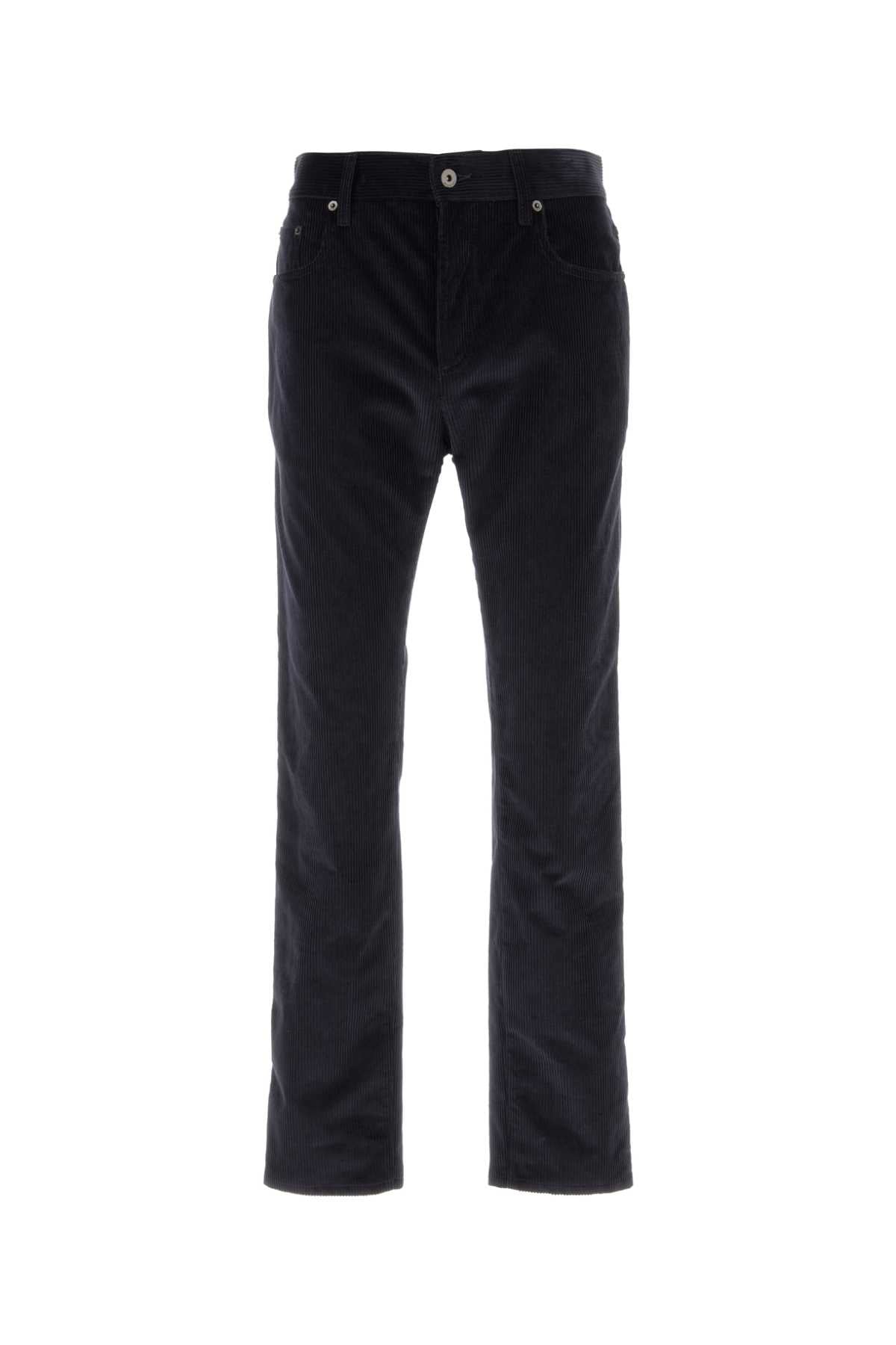 Cotton Corduroy Trousers — Blue