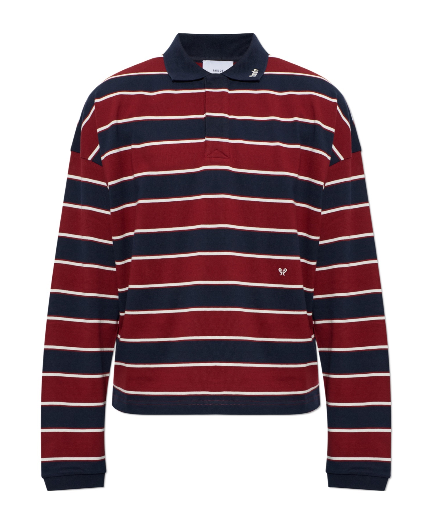 Long-sleeve polo shirt