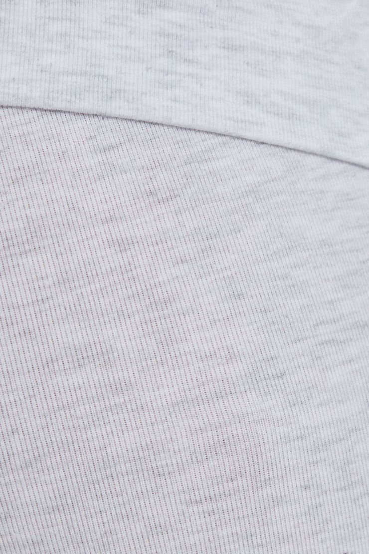 Soft Cotton Fold Over Flare Pants - Greys - Women Clothing
