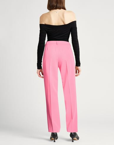 Woman Pants Pink Size 10 Polyester, Rayon, Elastane