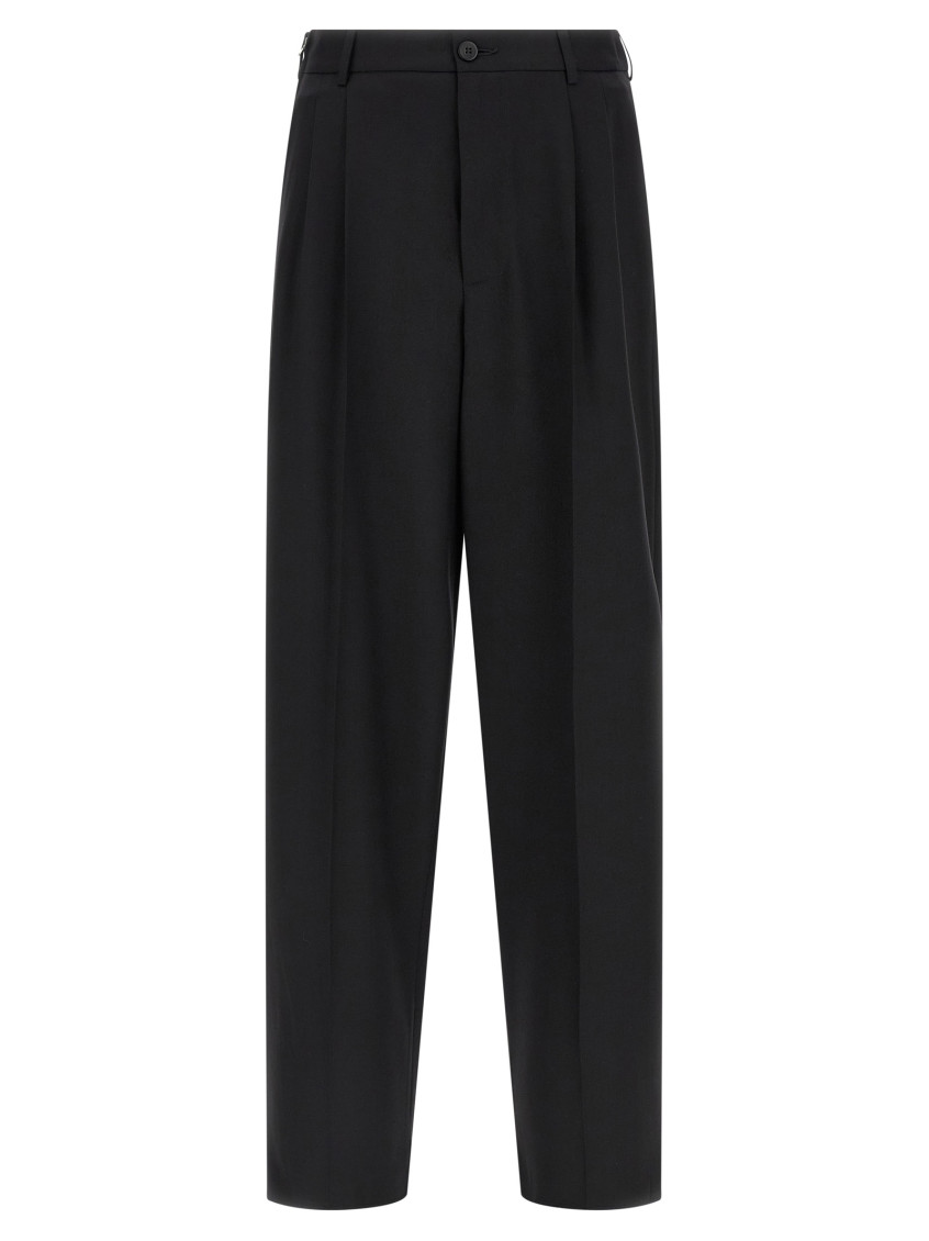 Magliano - zip tailored trousers pleated front belt loop