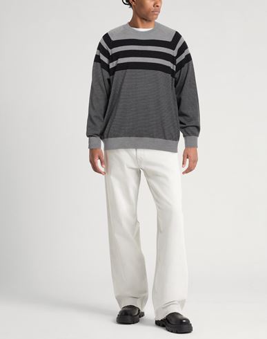 Man Sweater Grey Size S Acrylic, Virgin Wool