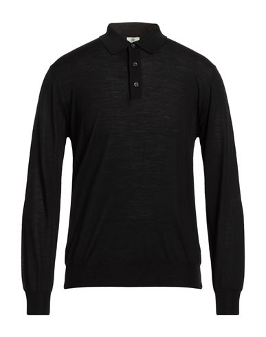 Man Sweater Black Size 40 Virgin Wool