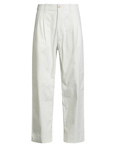 Man Pants Ivory Size 28 Cotton, Elastane