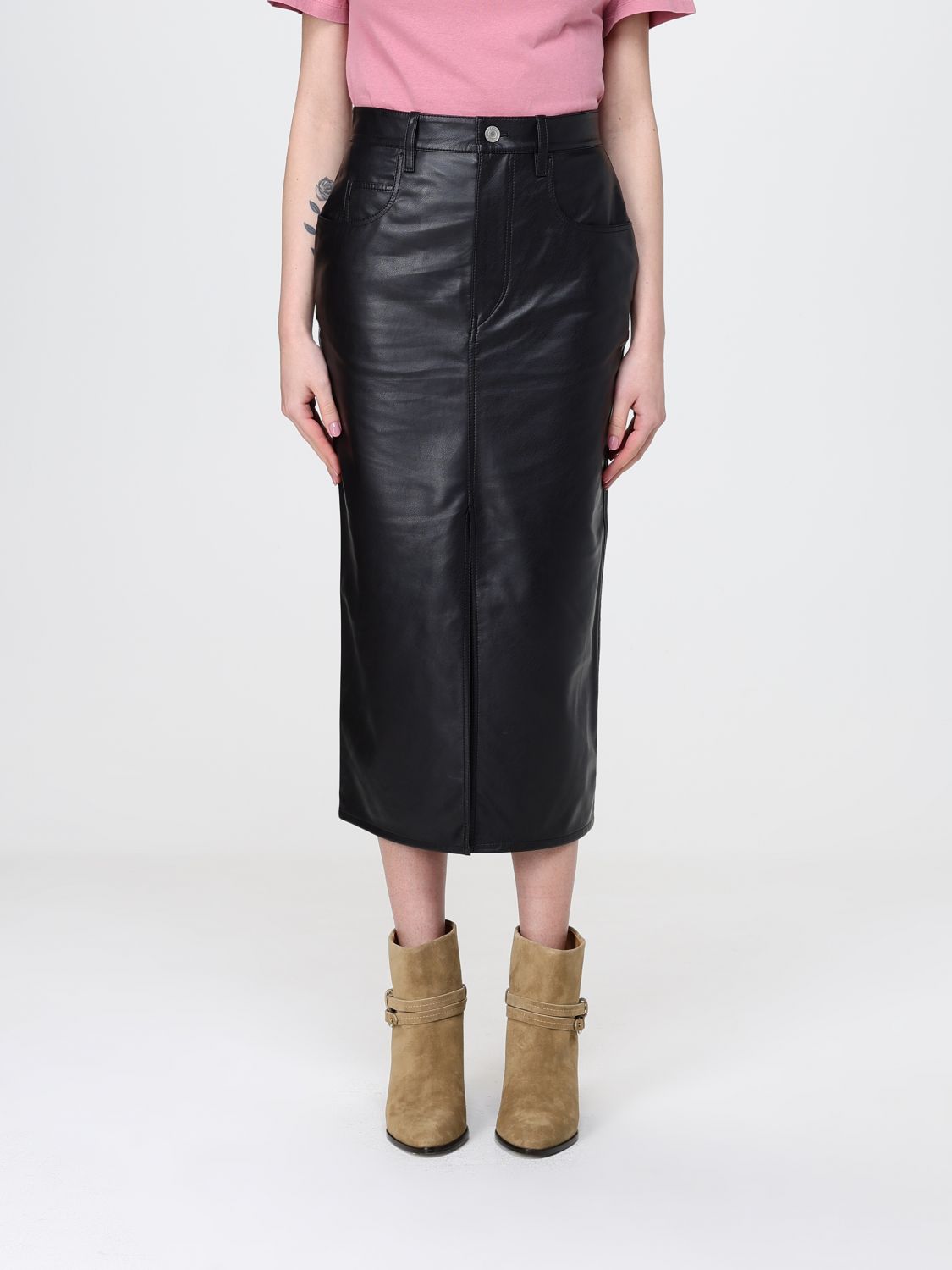 Skirt Woman color Black