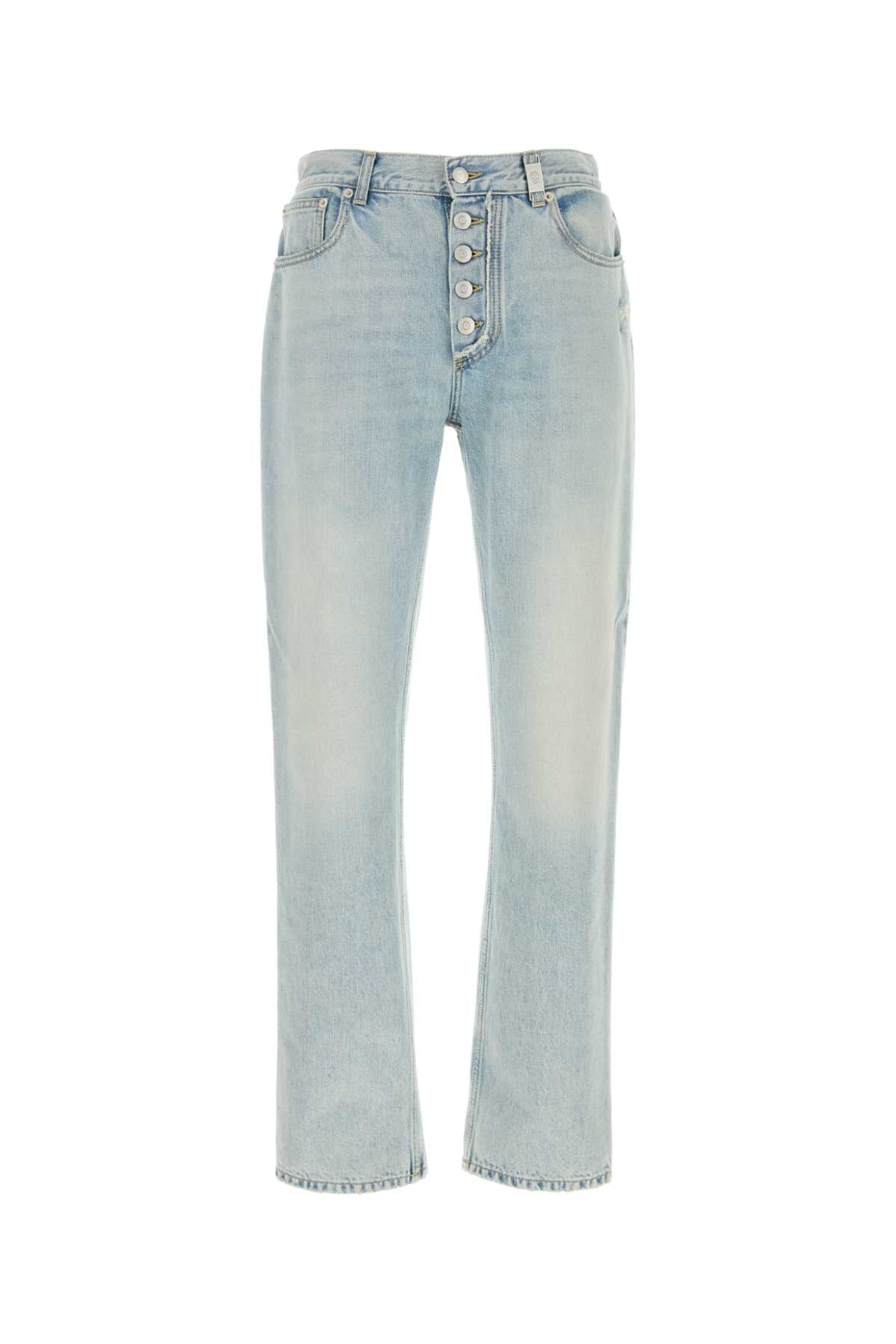Light-Wash Denim Jeans — Blue