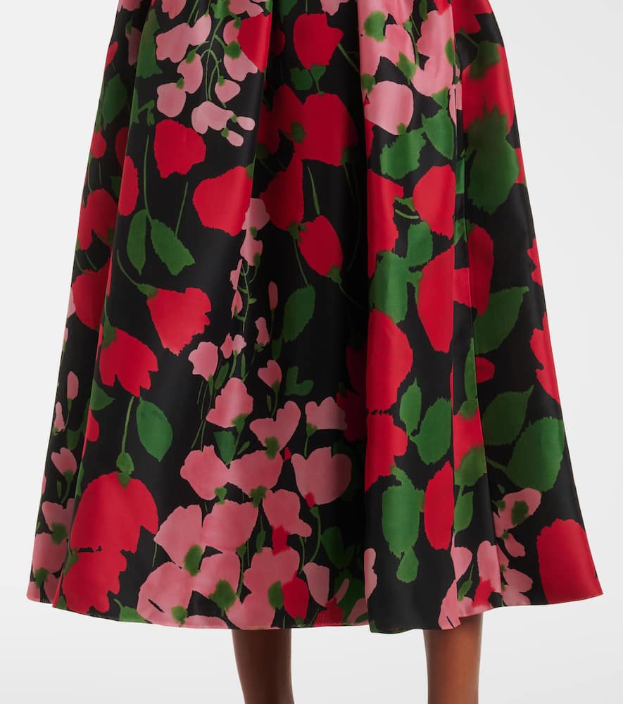 Silk midi dress