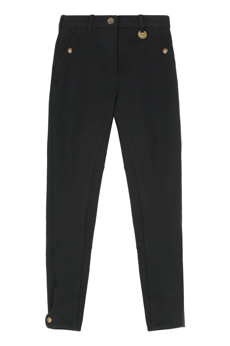 Burberry - slim cotton stretch jodhpur trouser