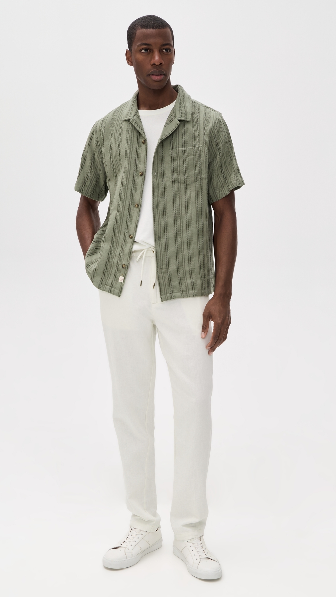 Dobby Resort Shirt Olive