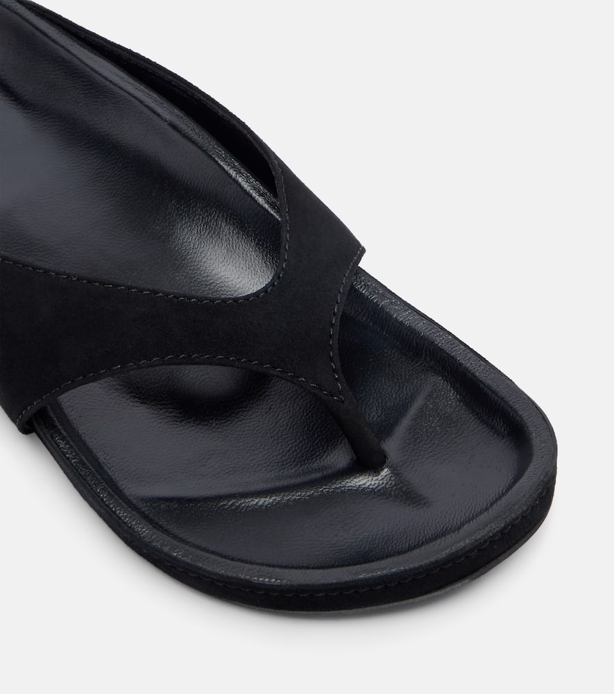 Yaga suede thong sandals