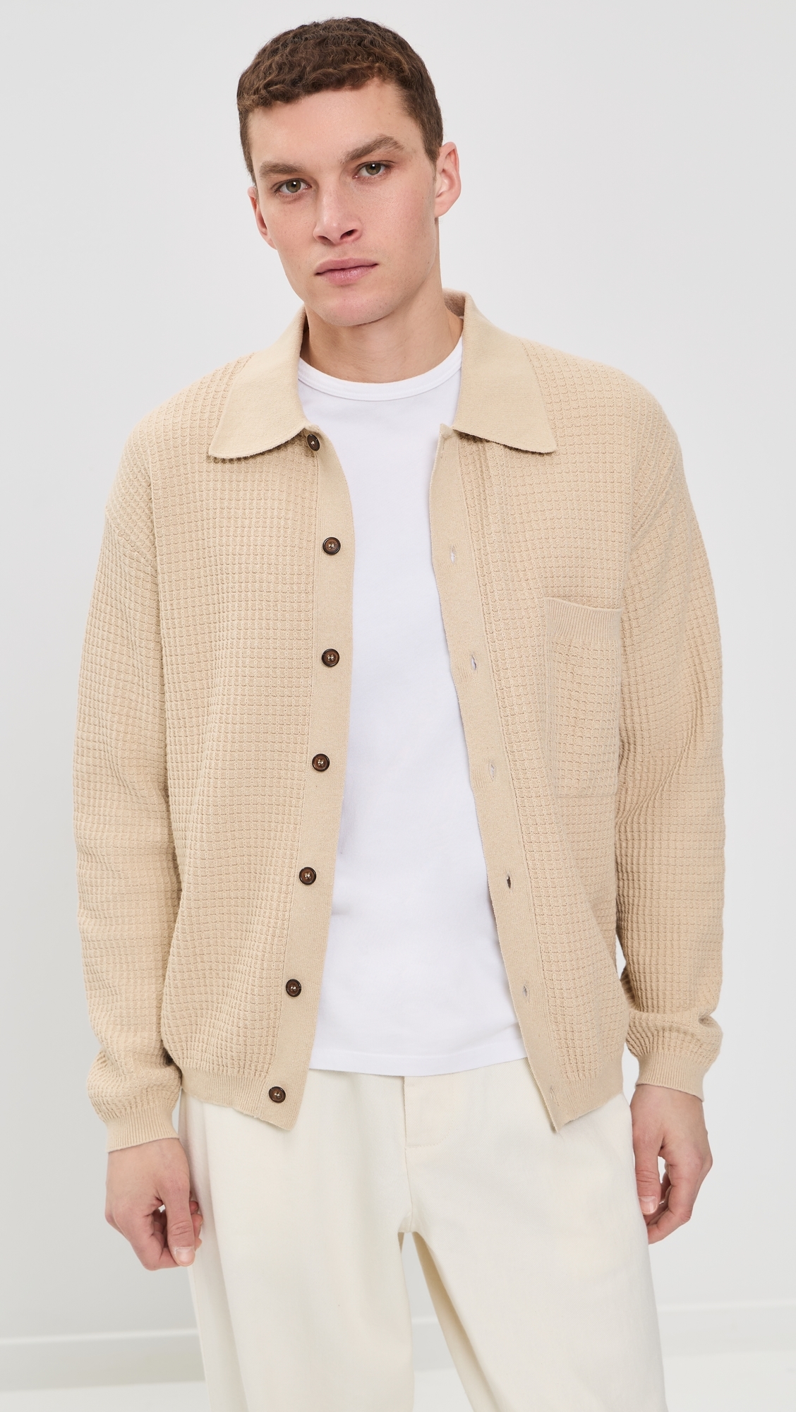 Cotton Knit Jacket
