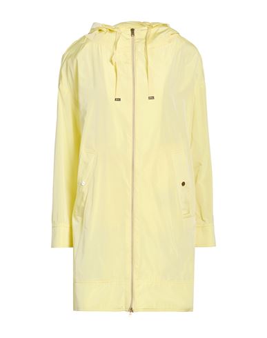 Woman Overcoat & Trench Coat Pastel yellow Size 2 Polyester, Cotton
