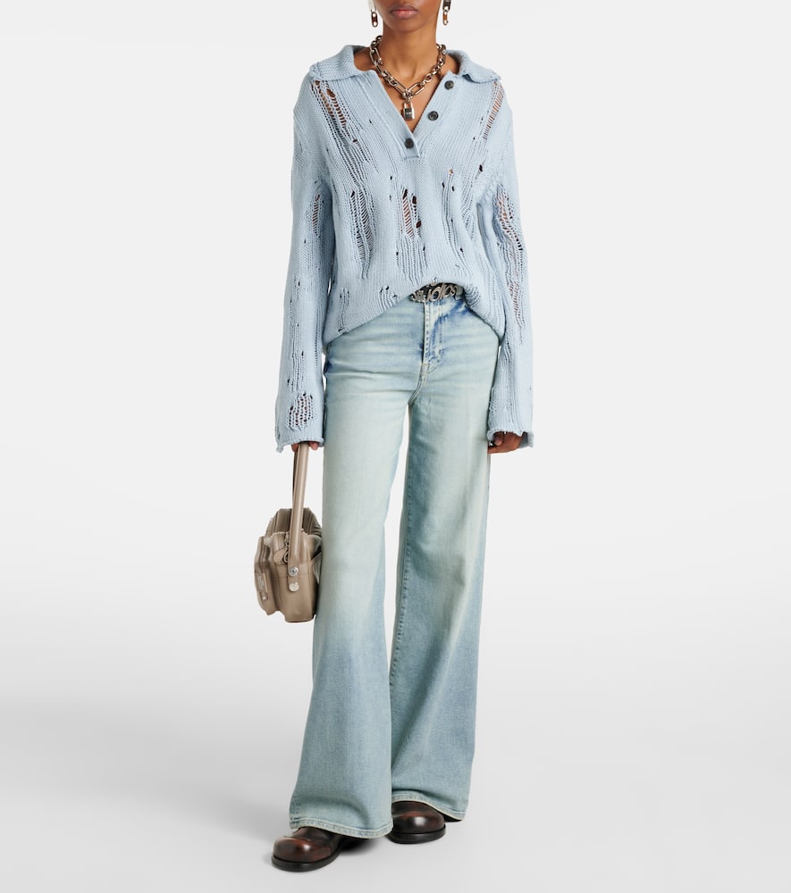Jo low-rise flared jeans