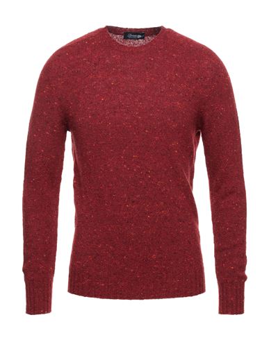 Drumohr Man Sweater Red Size 46 Virgin Wool, Cashmere, Polyamide
