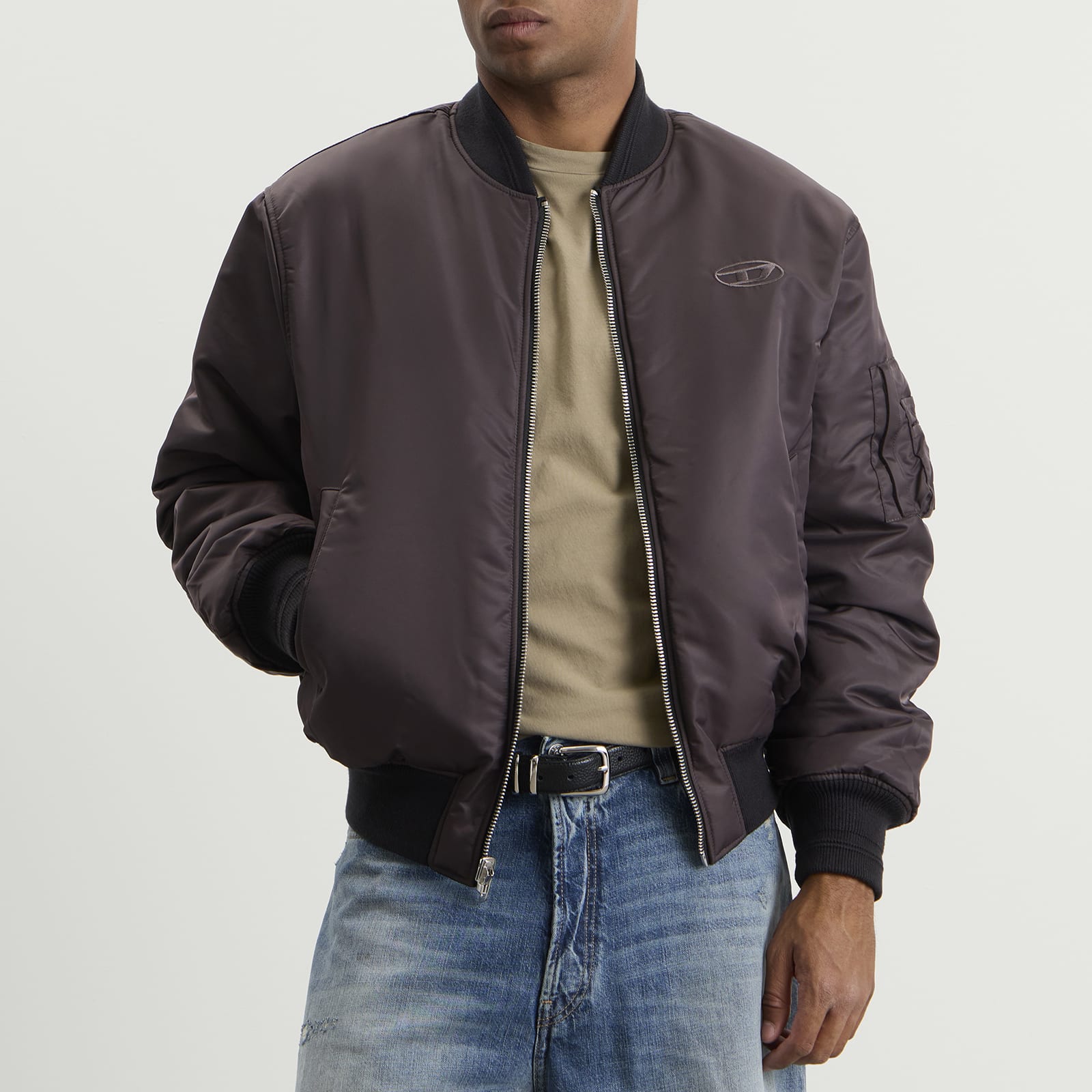 Men's Reversible Bomber Jacket Black
