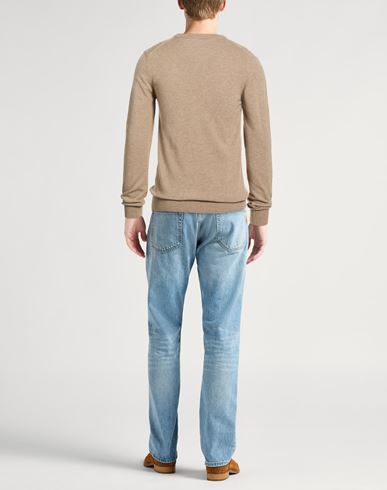 Man Sweater Beige Size M Polyamide, Viscose, Wool, Cashmere