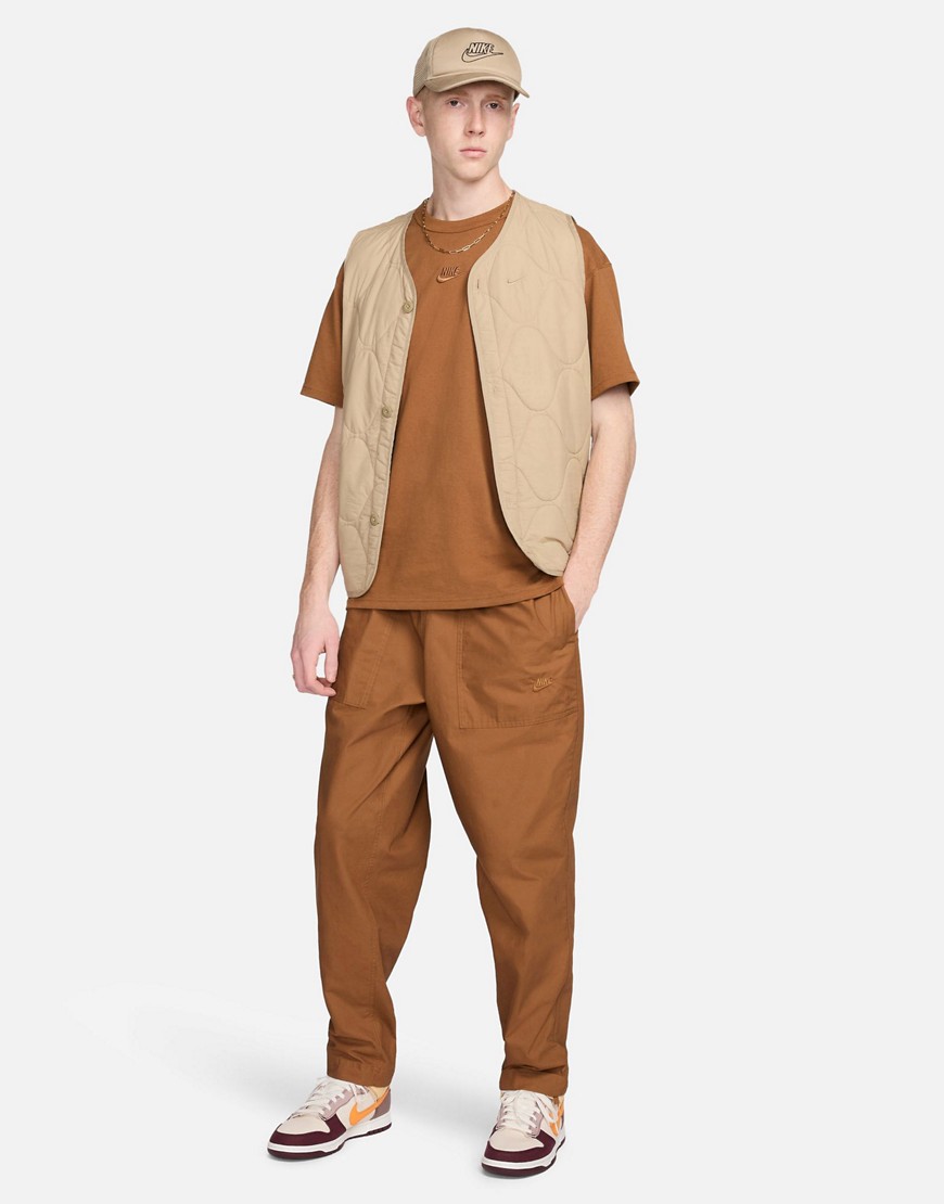 Club woven Barcelona pants in brown