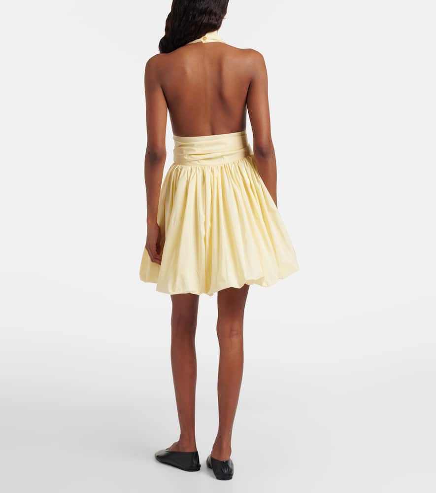 Halterneck minidress
