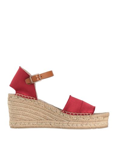 Pedro García Woman Espadrilles Red Size 8 Viscose, Leather