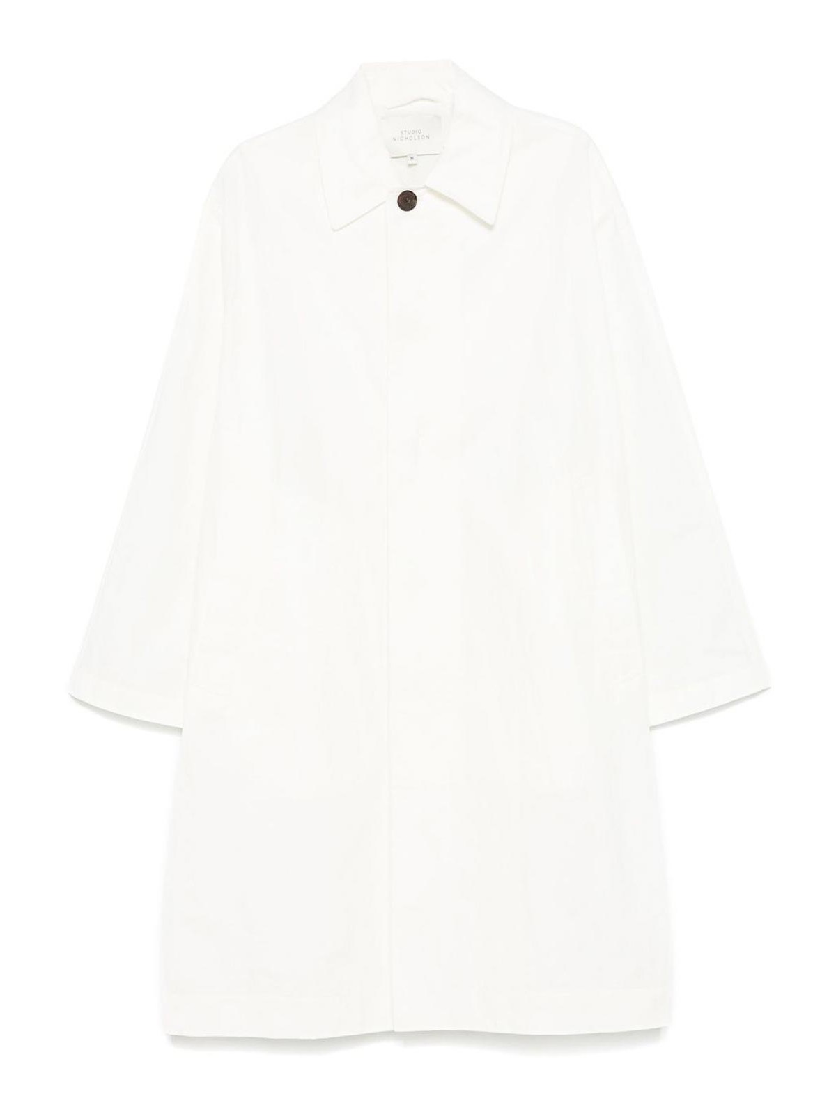 Nylon And Cotton Blend Coat