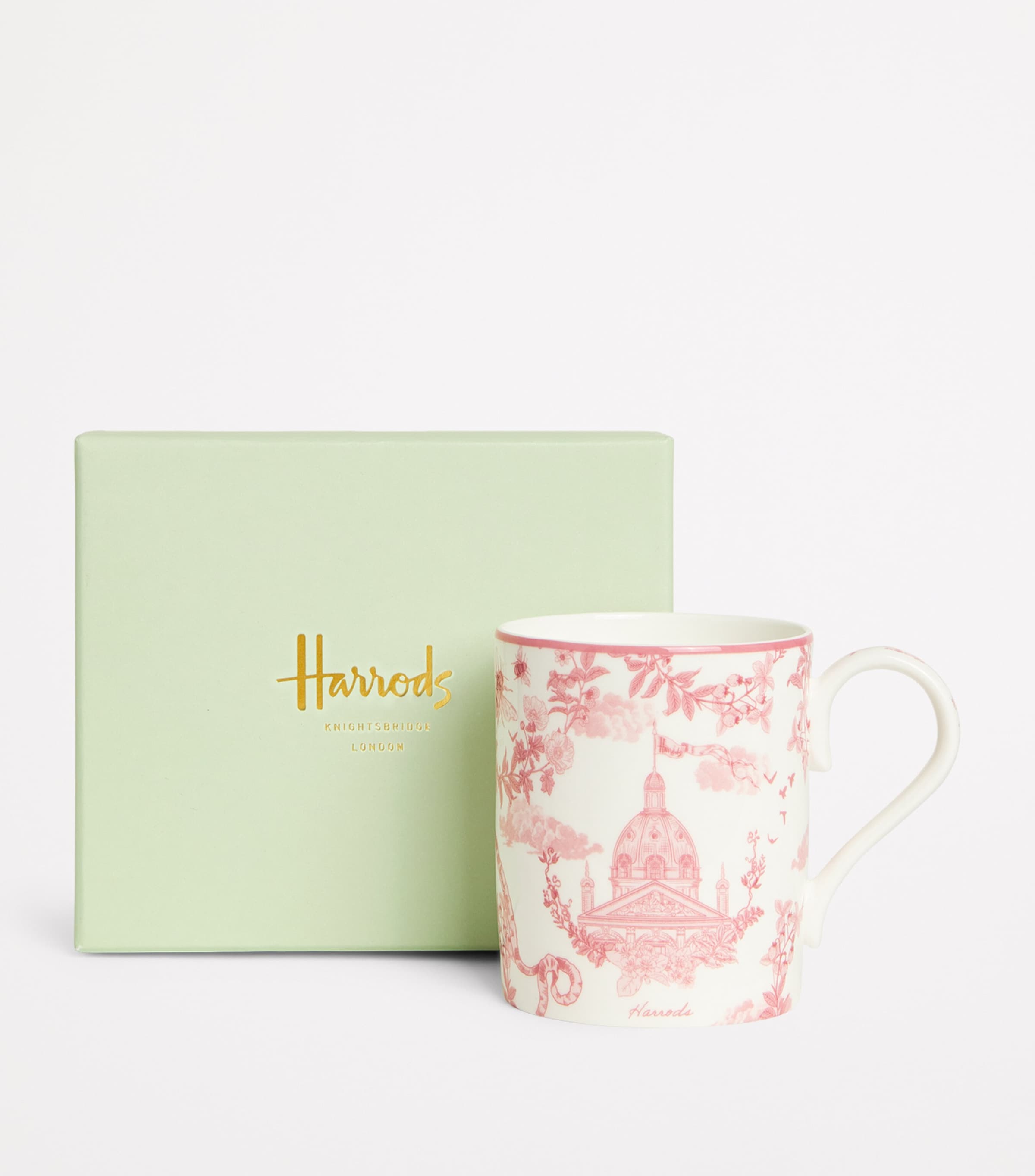 Harrods Bone China Toile Mug