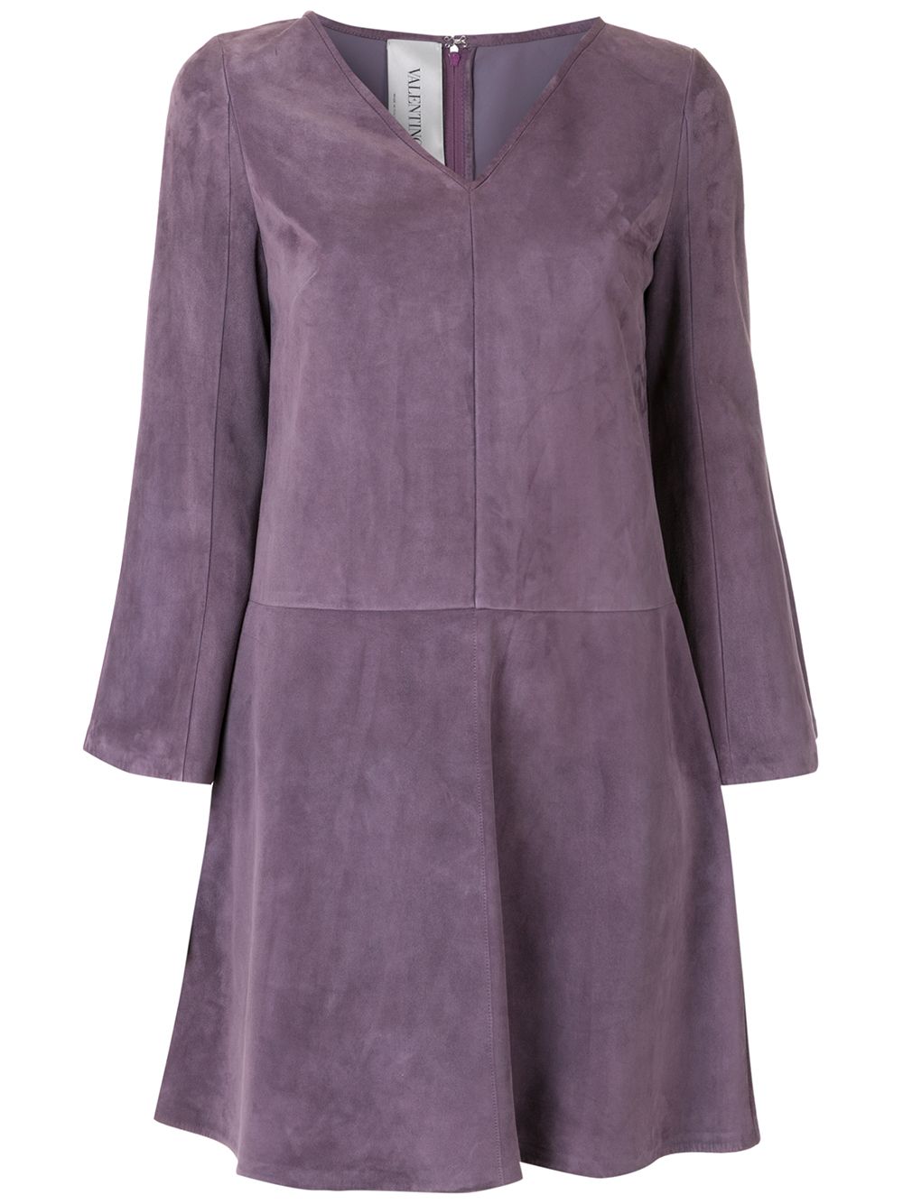 Valentino Garavani panelled flared dress - Purple