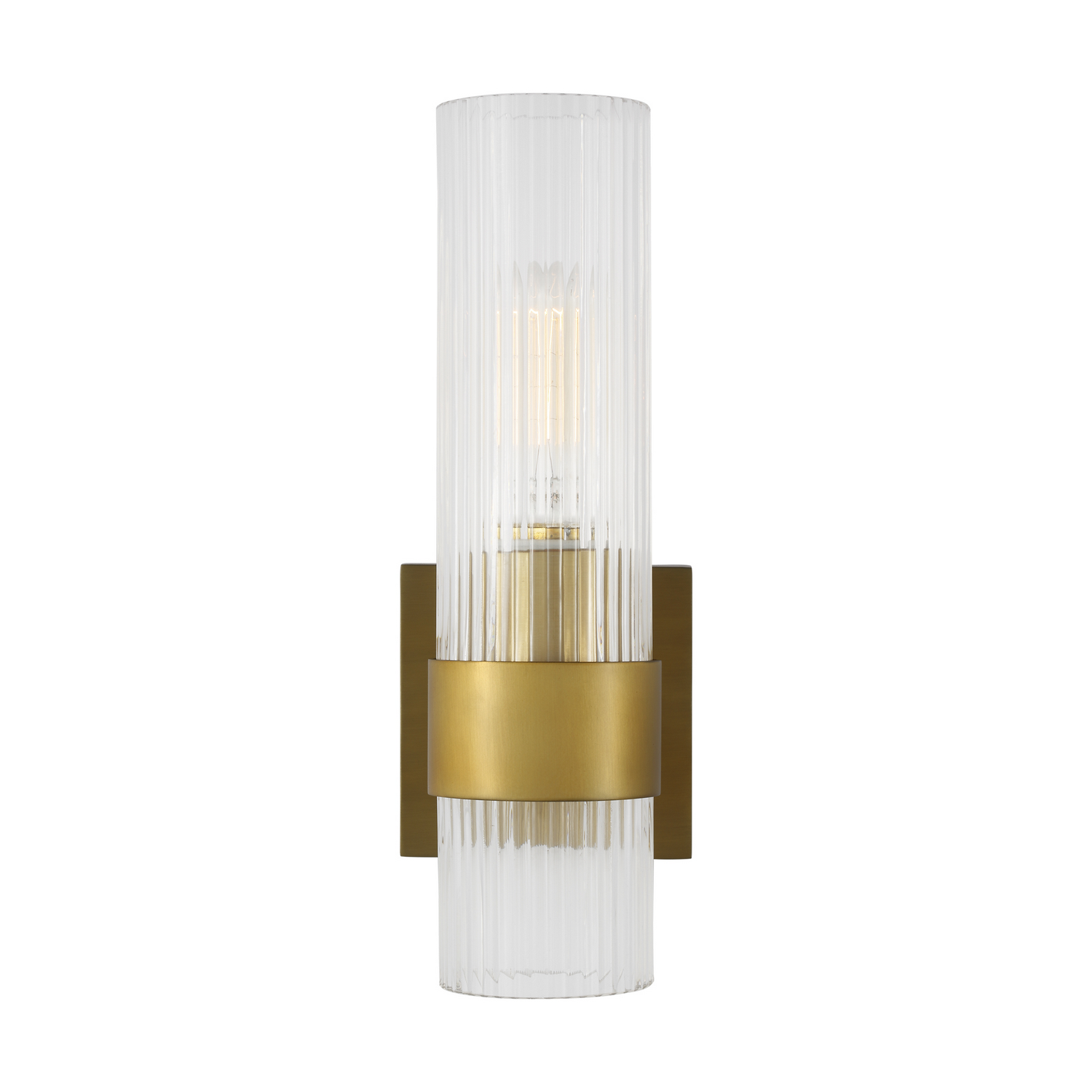 Visual Comfort Studio Geneva Bathroom Vanity Light in Burnished Brass by Chapman & Myer