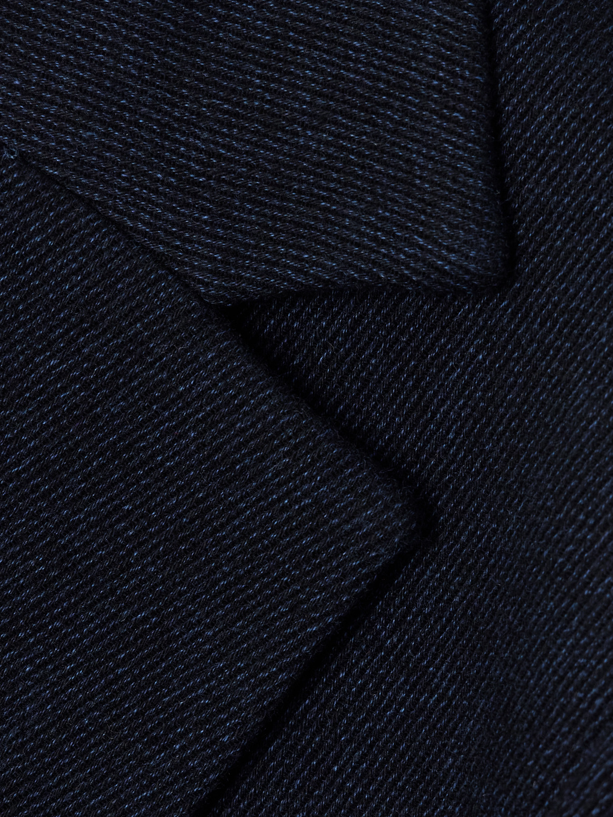 Mattie Wool-blend Twill Coat - Blue