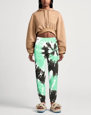 Woman Pants Light green Size XS Cotton