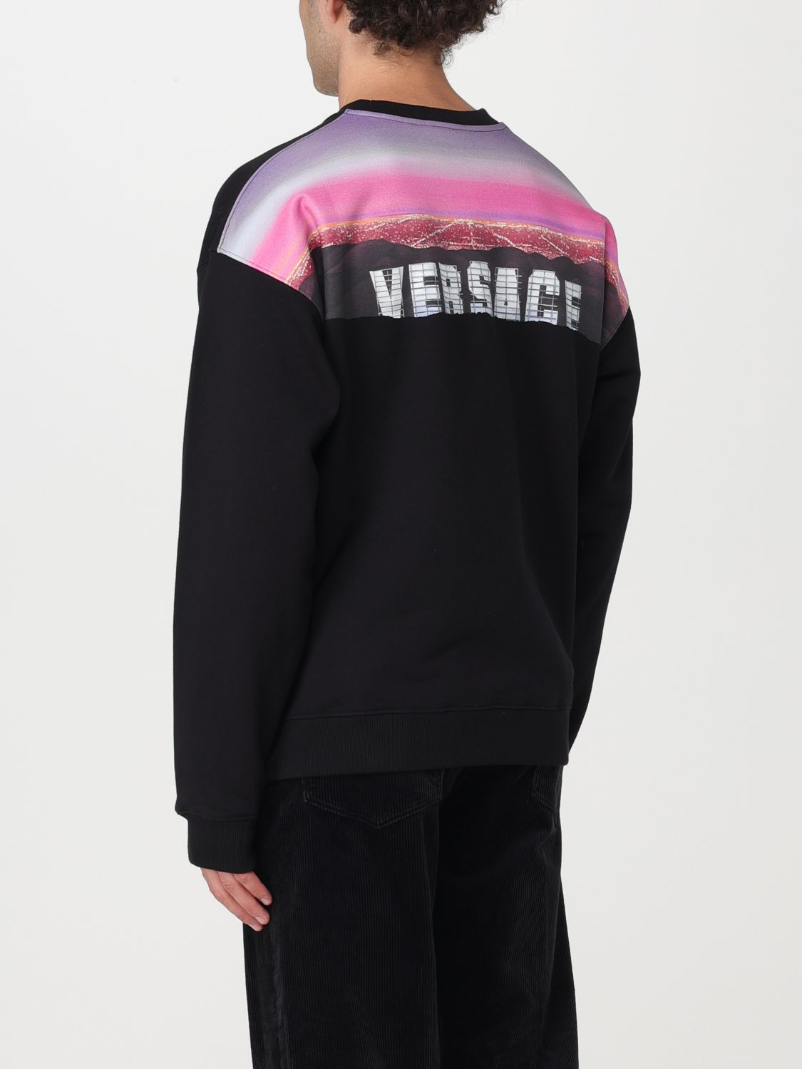 Sweatshirt Men color Black