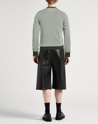 Man Sweater Green Size 40 Cotton, Linen, Polyester