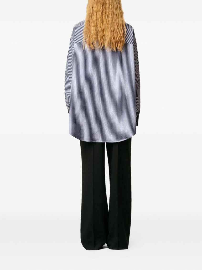 Bandana Blouse Shirt And Blouse Light Blue