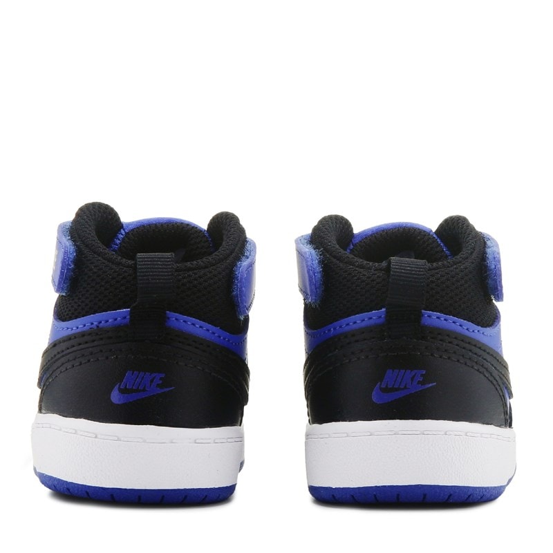 Kids' Court Borough Mid 2 High Top Sneaker Baby/Toddler Shoes (Black/Royal)