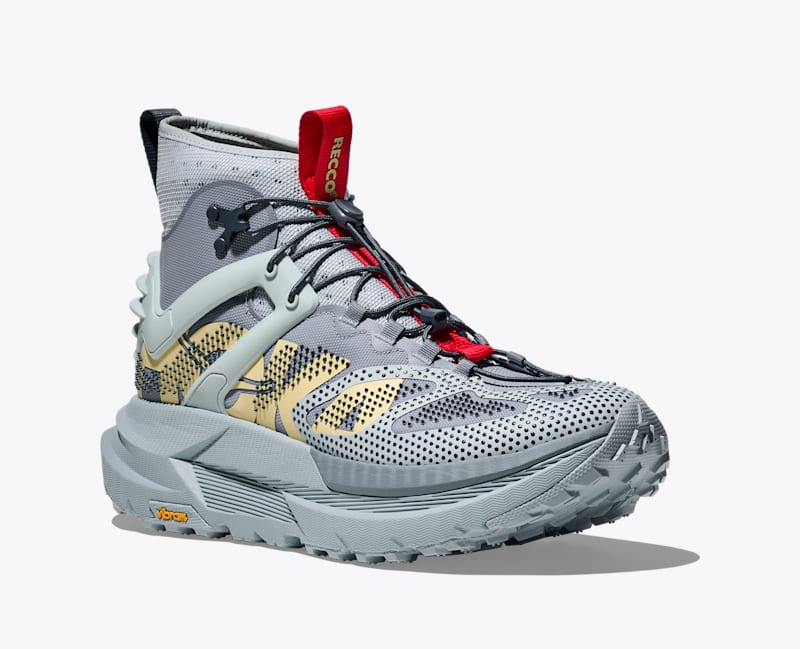 HOKA Mafate X Hike Hiking Shoes in Mineral Blue/Washed Blue