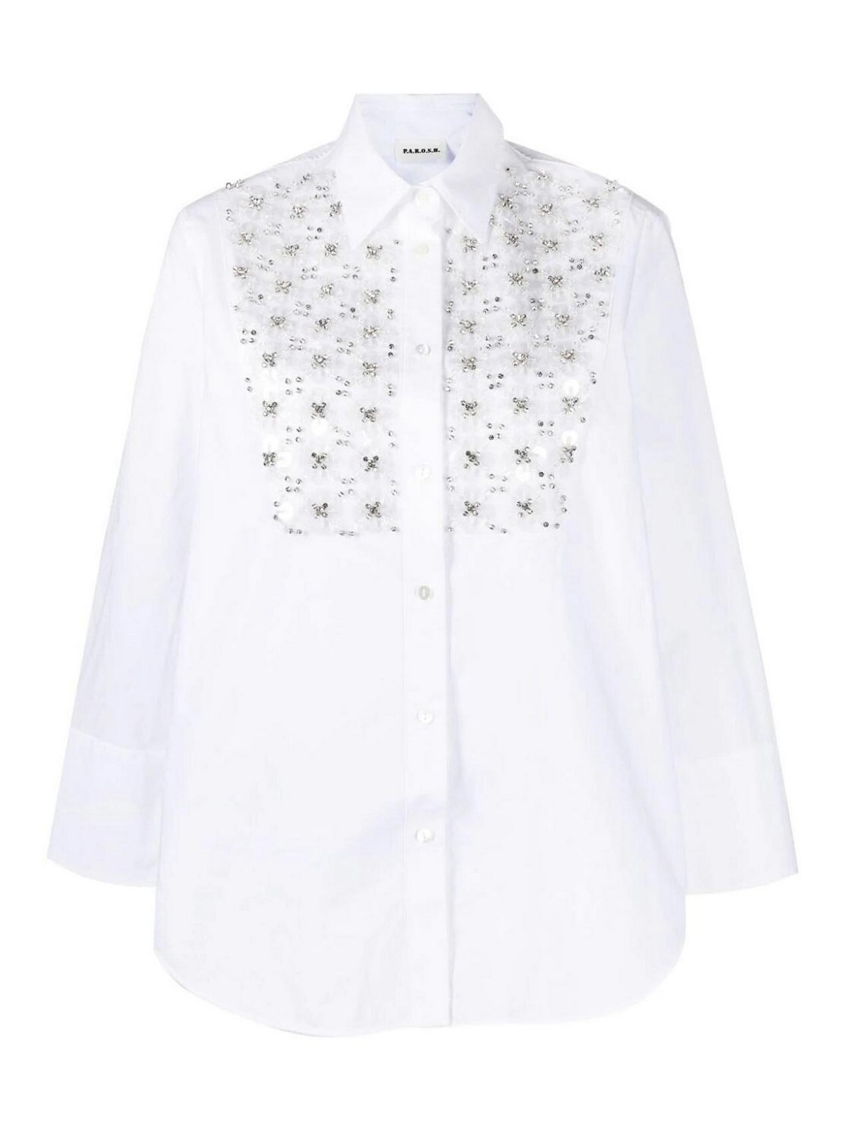 P. A.R. O.S. H. Shirt with swarovsky