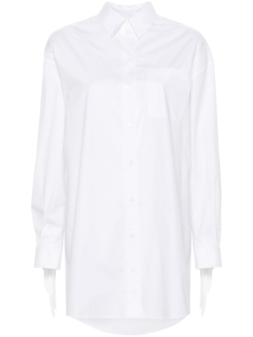 Fringed shirt - White