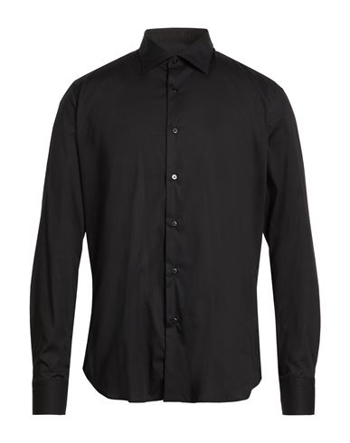 Man Shirt Black Size 16 ½ Cotton, Elastane