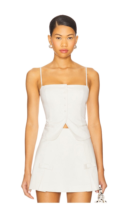 MAJORELLE Ciera Top in Ivory. -  XS also in M, S