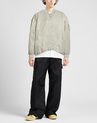 Man Jacket Light grey Size L Nylon