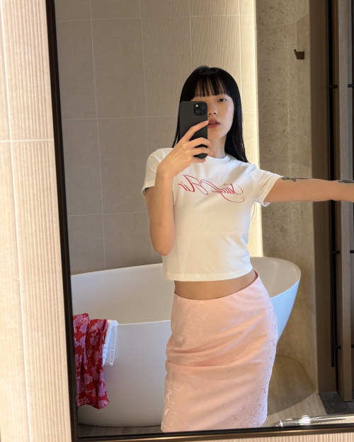 Hoa Skirt_Pink