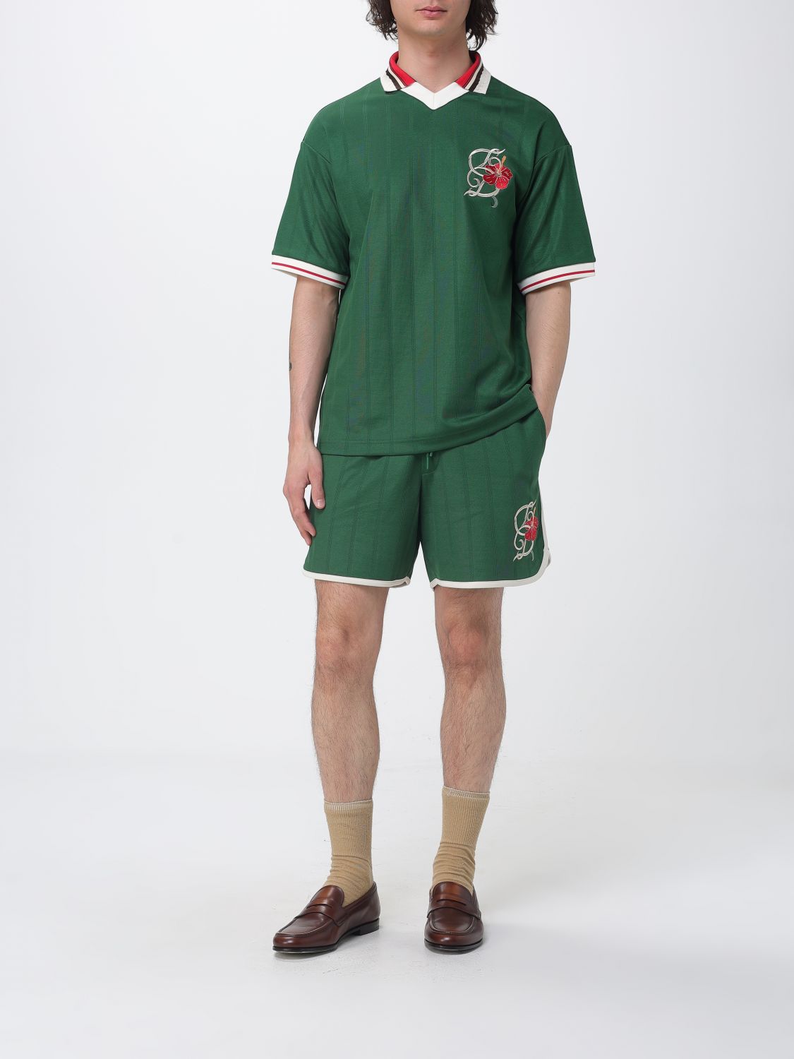 Polo Shirt DRÔLE DE MONSIEUR Men color Forest Green
