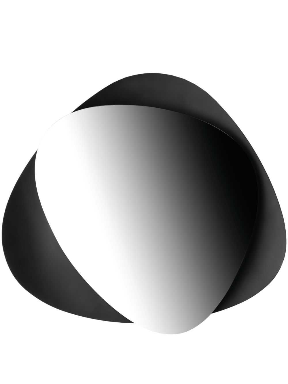 Colombina curved-corners mirror - 011 BLACK