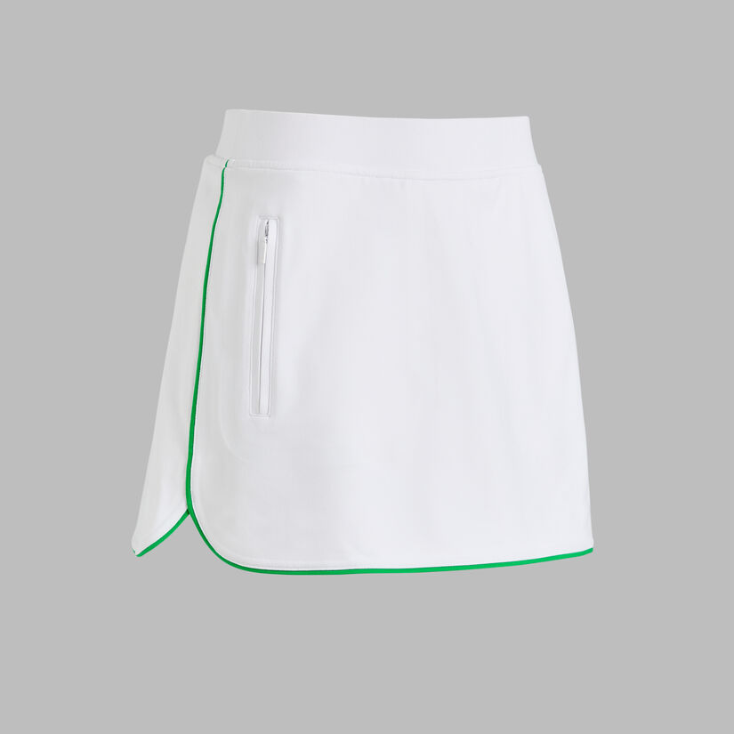 3D Tulip Hem Tech Piqué Skort-Snow